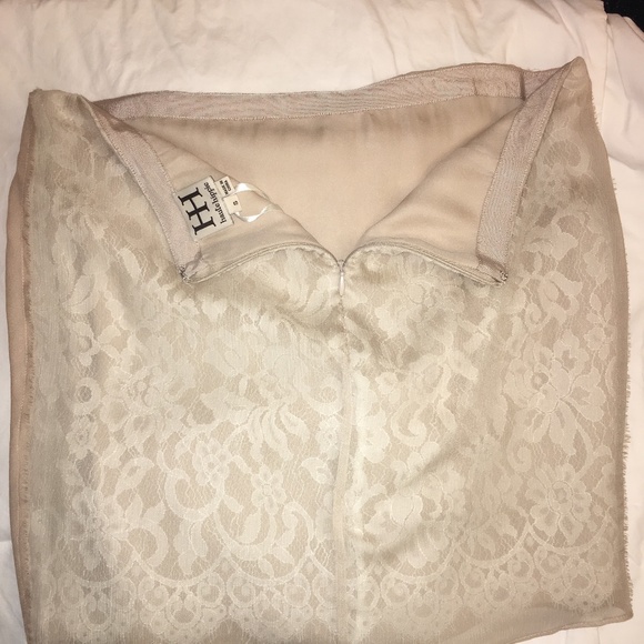 HAUTE HIPPE  SILK SKIRT - SIZE SMALL - Picture 3 of 12